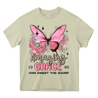 Mossy amazing grace how sweet the sound butterfly Heavy Core Tee - MaliasSmallBusiness
