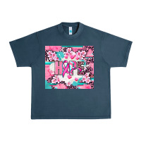 Midnight Navy hope breast cancer Urban Heavy Tee - AdoDesignShop