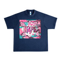 Navy hope breast cancer Urban Heavy Tee - AdoDesignShop