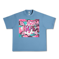 Pebble Blue hope breast cancer Urban Heavy Tee - AdoDesignShop