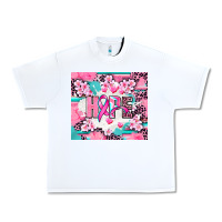 White hope breast cancer Urban Heavy Tee - AdoDesignShop