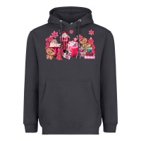 Smoke pink gingerbread coffee Heavyweight Hoodie - MaliasSmallBusiness