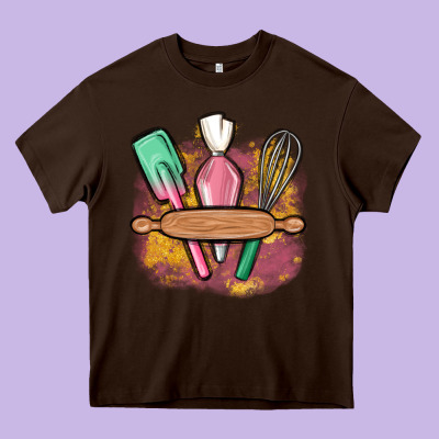 Customized Kitchen Elements Heavy Core Tee Designed By Maliassmallbusiness