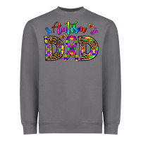 Storm rainbow colors autism dad Heavyweight Sweatshirt - AdoDesignShop
