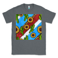 Charcoal Heather western 4th of july seamless pattern Classic Tee - BundleAndBundleShop