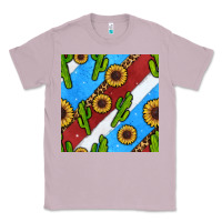 Lilac western 4th of july seamless pattern Classic Tee - BundleAndBundleShop