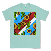 Seafoam western 4th of july seamless pattern Classic Tee - BundleAndBundleShop