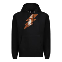 Black Cowhide Patterned Lightning Premium Hoodie - Bettercallsaul