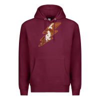 Burgundy Cowhide Patterned Lightning Premium Hoodie - Bettercallsaul