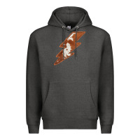 Charcoal Heather Cowhide Patterned Lightning Premium Hoodie - Bettercallsaul