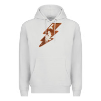 Dove Grey Cowhide Patterned Lightning Premium Hoodie - Bettercallsaul
