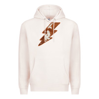 Pale Pink Cowhide Patterned Lightning Premium Hoodie - Bettercallsaul