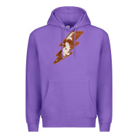 Purple Cowhide Patterned Lightning Premium Hoodie - Bettercallsaul