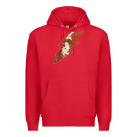 Red Cowhide Patterned Lightning Premium Hoodie - Bettercallsaul