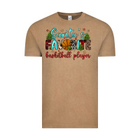 Vintage Coffee santa s favorite basketball player Vintage Tee - JahusDesignShop