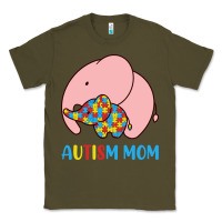 Army Green autism awareness autism mom Classic Tee - CowhideDigitalArt