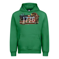 Emerald Eat. 1776 eagle 4th of july Urban Hoodie - HowdyJamesFarm