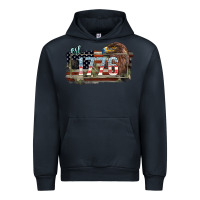 Navy Eat. 1776 eagle 4th of july Urban Hoodie - HowdyJamesFarm