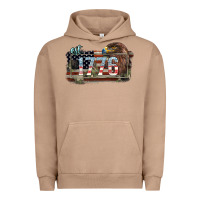 Pigment Burro Eat. 1776 eagle 4th of july Urban Hoodie - HowdyJamesFarm
