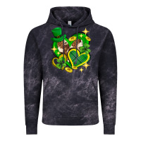 Cloud Black St. Patrick's Day lucky heart Vintage Hoodie - Neo Western