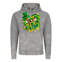 Cloud Rock St. Patrick's Day lucky heart Vintage Hoodie - Neo Western