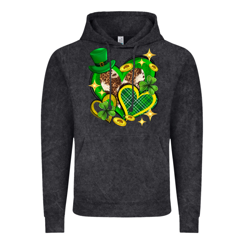 St. Patrick's Day Lucky Heart Vintage Hoodie by Neo Western | Teevron