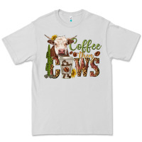 Dove Grey coffee then cows Premium Tee - texasbilliewilder