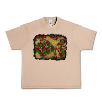 Burro christmas trees and leopard background Urban Heavy Tee - BundleAndBundleShop