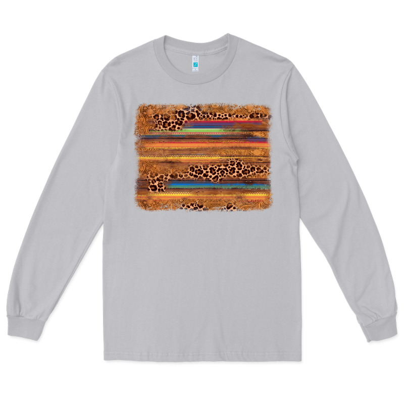 Leopard Serape Background Long Sleeve Tee by AdoDesignShop | Teevron