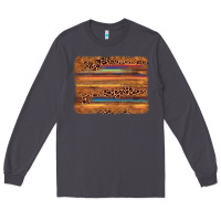 Smoke leopard serape background Long Sleeve Tee - AdoDesignShop