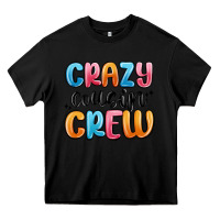 Black crazy cousin crew Heavy Core Tee - MaliasSmallBusiness