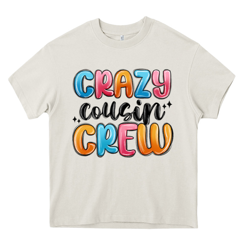Crazy Cousin Crew Heavy Core Tee by MaliasSmallBusiness | Teevron