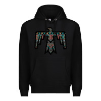 Black Black Aztec Thunderbird Premium Hoodie - Bettercallsaul