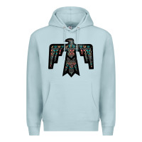 Blue Mist Black Aztec Thunderbird Premium Hoodie - Bettercallsaul