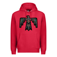 Cardinal Black Aztec Thunderbird Premium Hoodie - Bettercallsaul