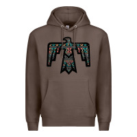 Coffee Black Aztec Thunderbird Premium Hoodie - Bettercallsaul