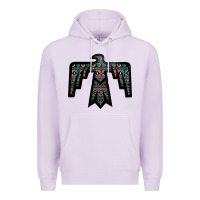 Lilac Black Aztec Thunderbird Premium Hoodie - Bettercallsaul