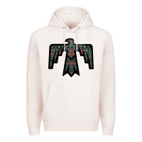 Black Aztec Thunderbird Premium Hoodie | Teevron