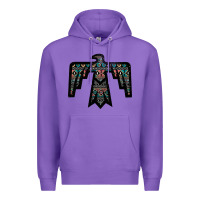 Purple Black Aztec Thunderbird Premium Hoodie - Bettercallsaul