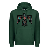 Sports Green Black Aztec Thunderbird Premium Hoodie - Bettercallsaul