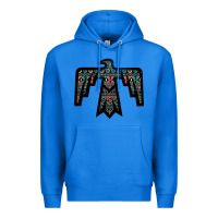 True Royal Black Aztec Thunderbird Premium Hoodie - Bettercallsaul