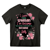 Asphalt i love the woman ive become Heavy Core Tee - MaliasSmallBusiness