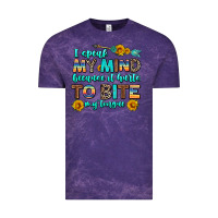 Cloud Purple i speak my mind because it hurts to bite my tongue Vintage Tee - AdoDesignShop