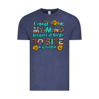 Vintage Denim i speak my mind because it hurts to bite my tongue Vintage Tee - AdoDesignShop
