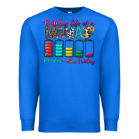 True Royal Battery Life Of A Mama Premium Sweatshirt - BundleAndBundleShop