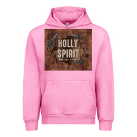 Fuchsia Pink holly spirit come like a flood Urban Hoodie - TumblerDesignByShophia