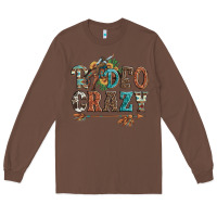 Chestnut rodeo crazy bucking bronco cowboy Long Sleeve Tee - Artiststas