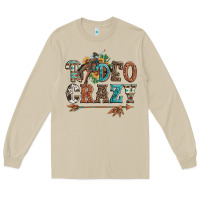 Mushroom rodeo crazy bucking bronco cowboy Long Sleeve Tee - Artiststas