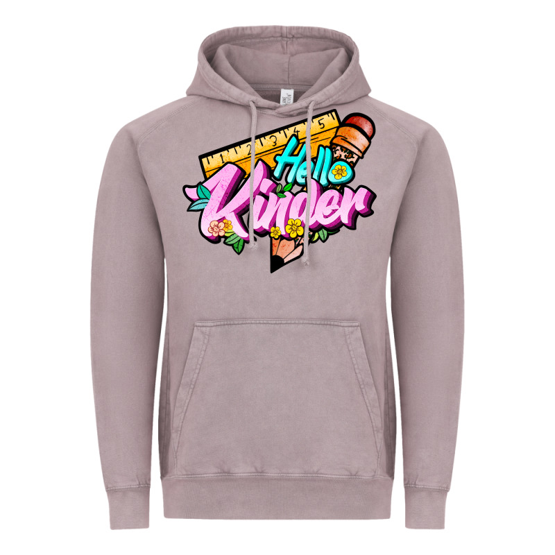 Hello Kinder Vintage Hoodie by JahusDesignShop | Teevron