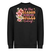 Black be the reason someone smiles today Heavyweight Sweatshirt - JahusDesignShop